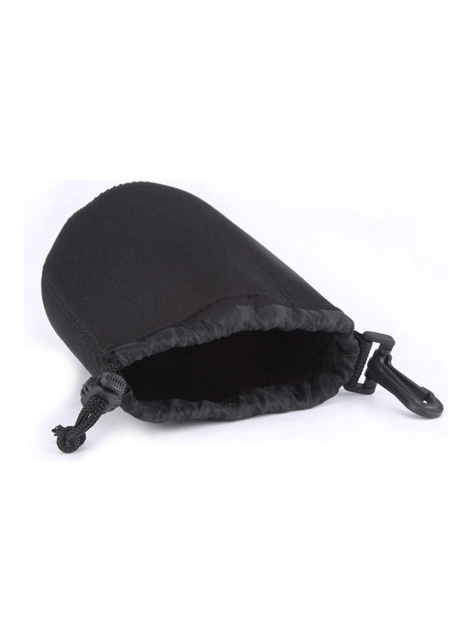 O Ozone - Set of 4 Thick Protective Neoprene Pouch Case for DSLR Camera Lens [Water Resistant] [Includes Small, Medium, Large & Extra Large Pouches] Splashproof Lens Cas Black - Image 1