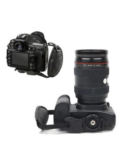 O Ozone O Ozone Leather Professional Hand Grip Strap Compatible For Nikon Camera, For Cannon DSLR Camera, Digital Camera, SLR, Mirrorless camera & Camcorders [Anti-Slip Strap] - Black Black  - Image 3