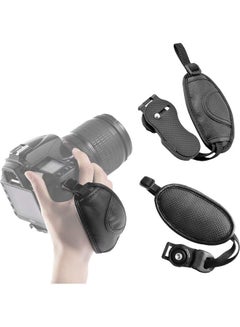 O Ozone O Ozone Leather Professional Hand Grip Strap Compatible For Nikon Camera, For Cannon DSLR Camera, Digital Camera, SLR, Mirrorless camera & Camcorders [Anti-Slip Strap] - Black Black  - Image 1