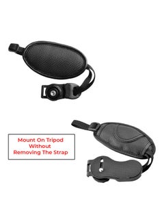 O Ozone O Ozone Leather Professional Hand Grip Strap Compatible For Nikon Camera, For Cannon DSLR Camera, Digital Camera, SLR, Mirrorless camera & Camcorders [Anti-Slip Strap] - Black Black  - Image 5
