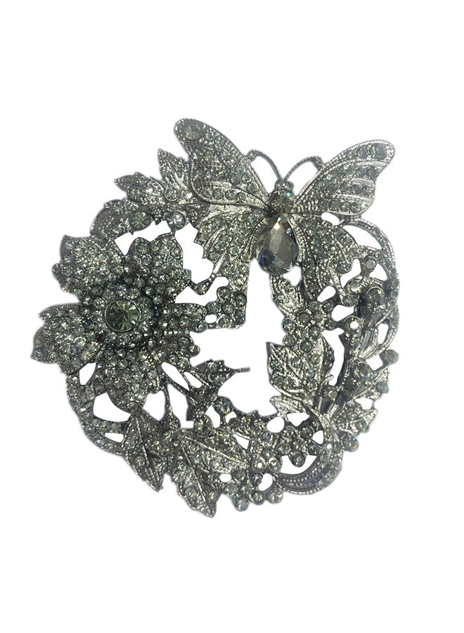 Rhinestone Crystal Brooch - Image 1