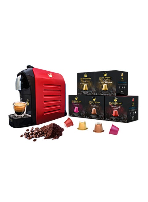 Espresso Coffee Machine 0.7 L 1255.0 W SCM010 Red