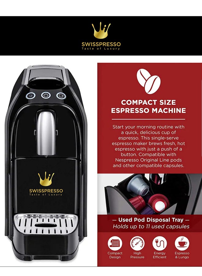 Espresso Coffee Machine 0.7 L 1255.0 W SCM010 Red