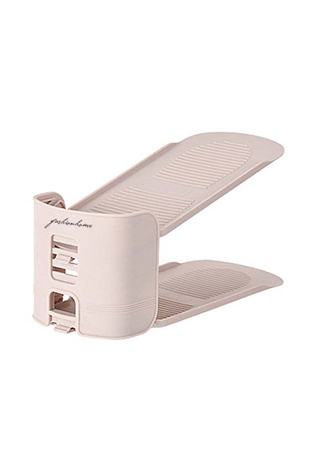 fashionhome Adjustable Shoe Rack Drying Organizer Pink 25.5x9.7cm  - Image 1