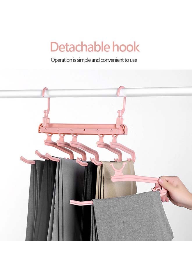 fashionhome Multi Functional Pants Plastic Hanger Orange 33.5x33.5cm - Image 3