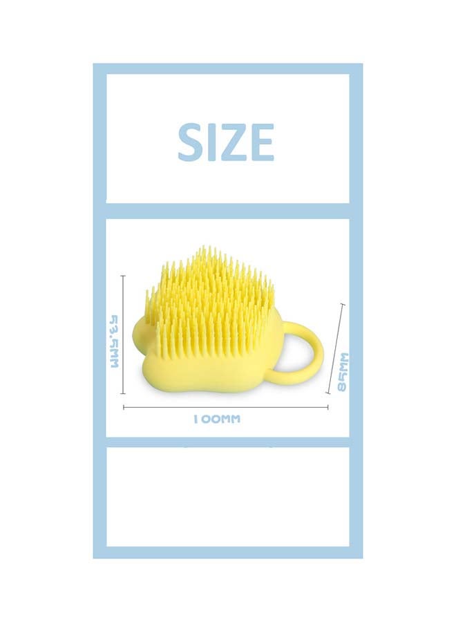 fashionhome - Kitchen Silicon Hand Sponge Brush Blue 100x85x53.5mm - Image 1