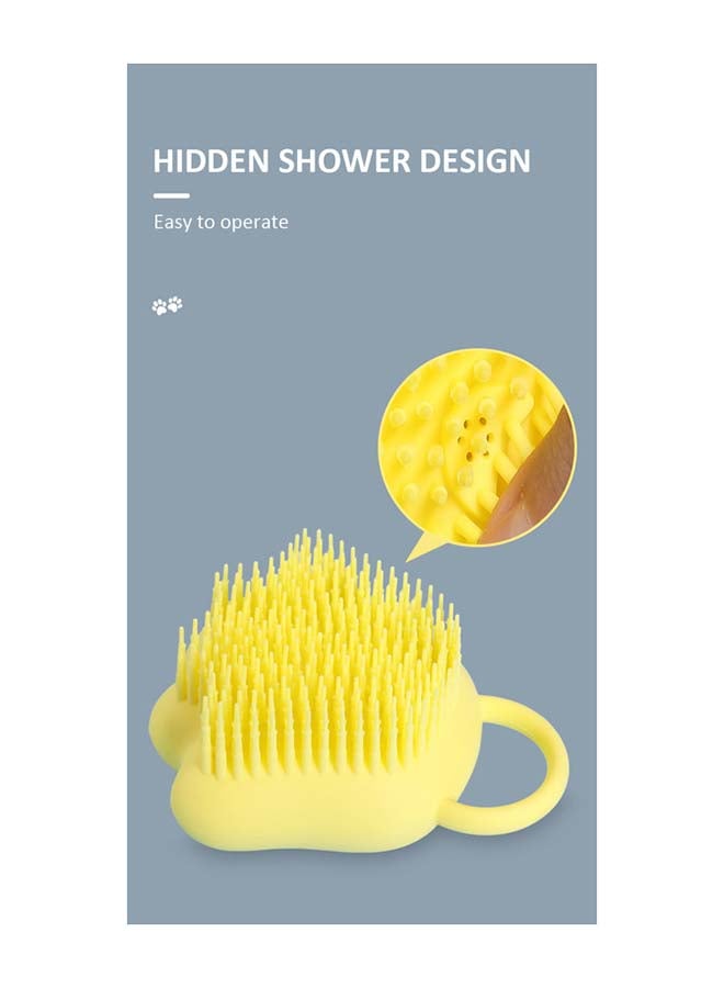 fashionhome - Kitchen Silicon Hand Sponge Brush Blue 100x85x53.5mm - Image 1