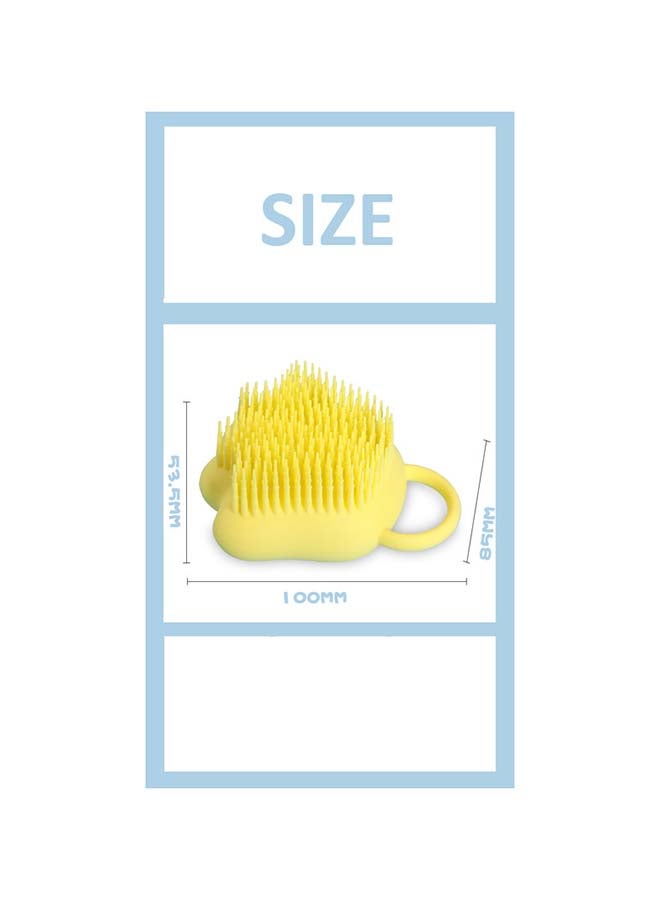 fashionhome Kitchen Silicon Hand Sponge Brush Pink 100x85x53.5mm - Image 2