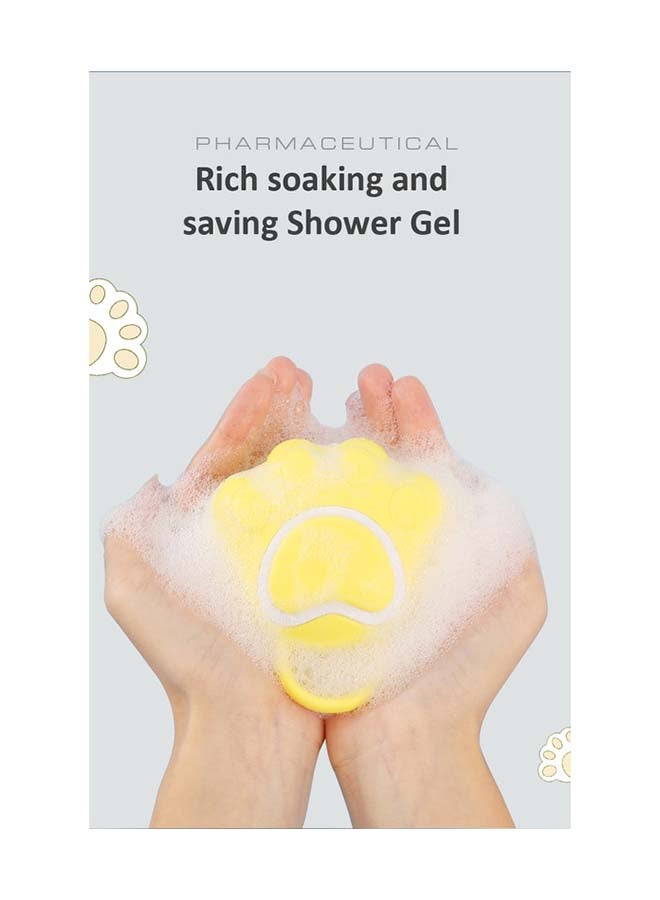 fashionhome Kitchen Silicon Hand Sponge Brush Yellow 100x85x53.5mm - Image 4