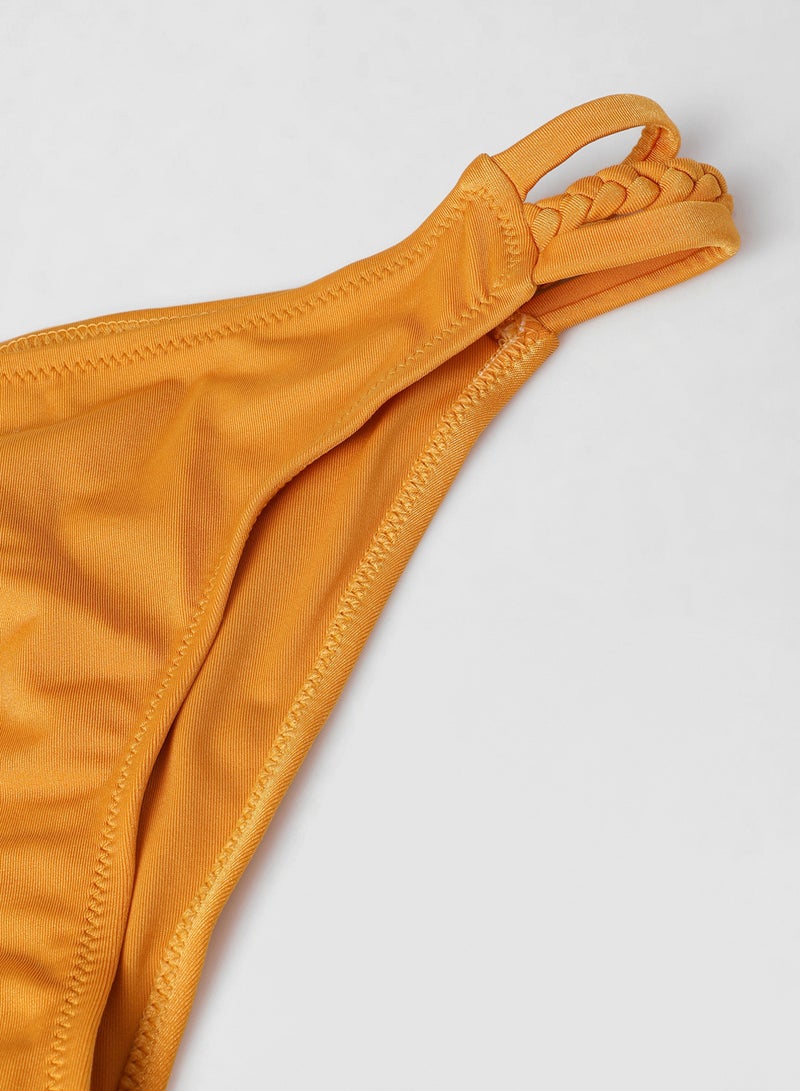 trendyol Strappy Bikini Bottoms Mustard  - Image 5
