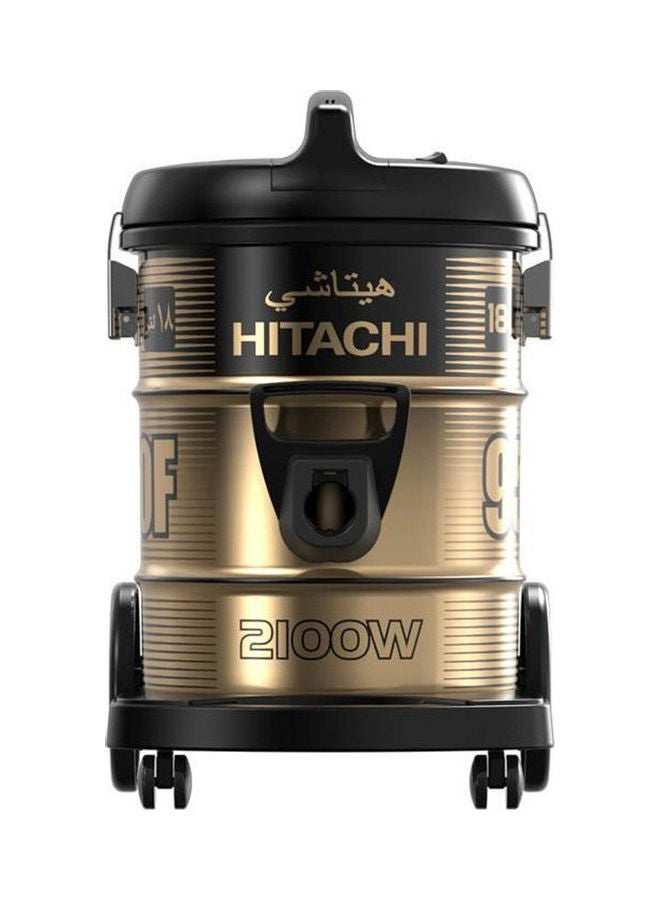 هيتاشي مكنسة كهربائية برميل بقدرة 2100 وات مزودة بفلتر من القماش 2100 W CV-950F متعدد الألوان 