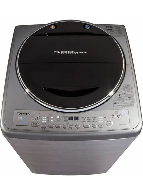 Washing Machine Top Automatic 13 Kg With SDD Inverter Motor AEW-DC1300SUP(SS) Silver