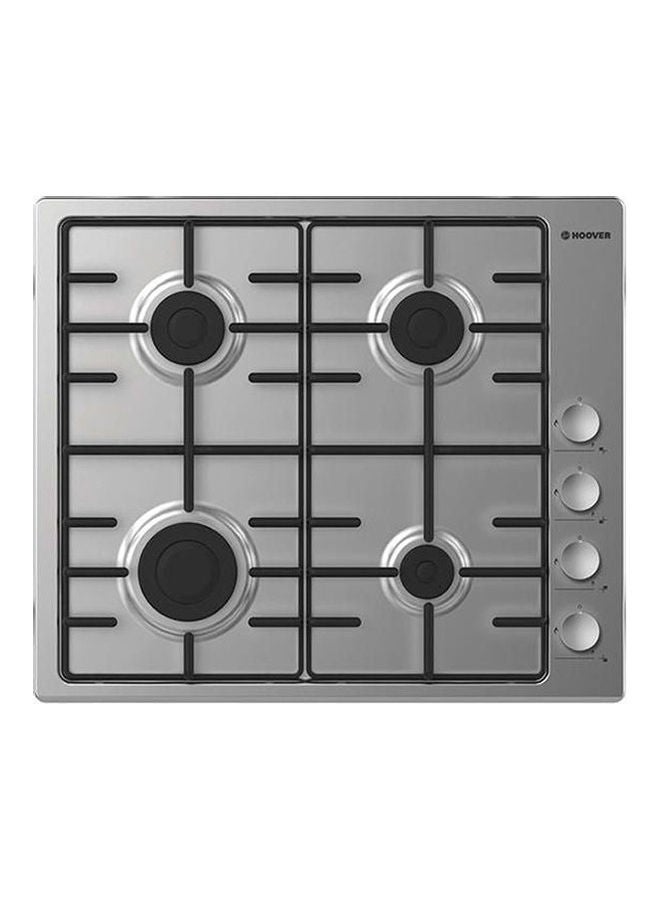 HOOVER Built-In Hob 60x60 cm 4 Gas Burners HHW6LCX Silver 