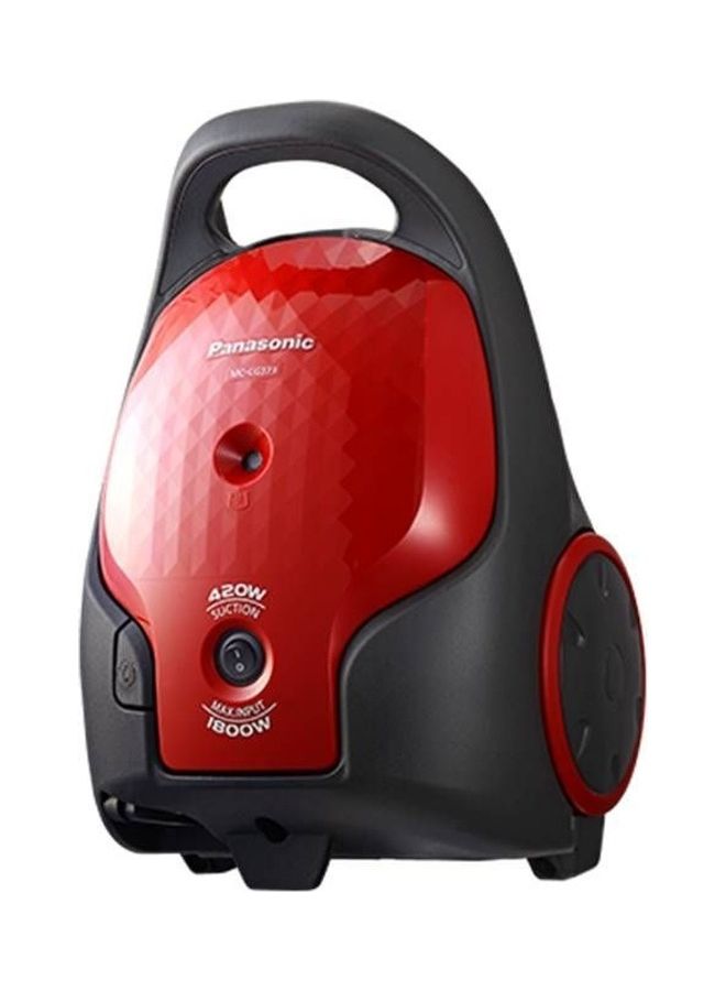 Panasonic Bagged Vacuum Cleaner 1800 W MC-CG373D Red/Black - Image 1