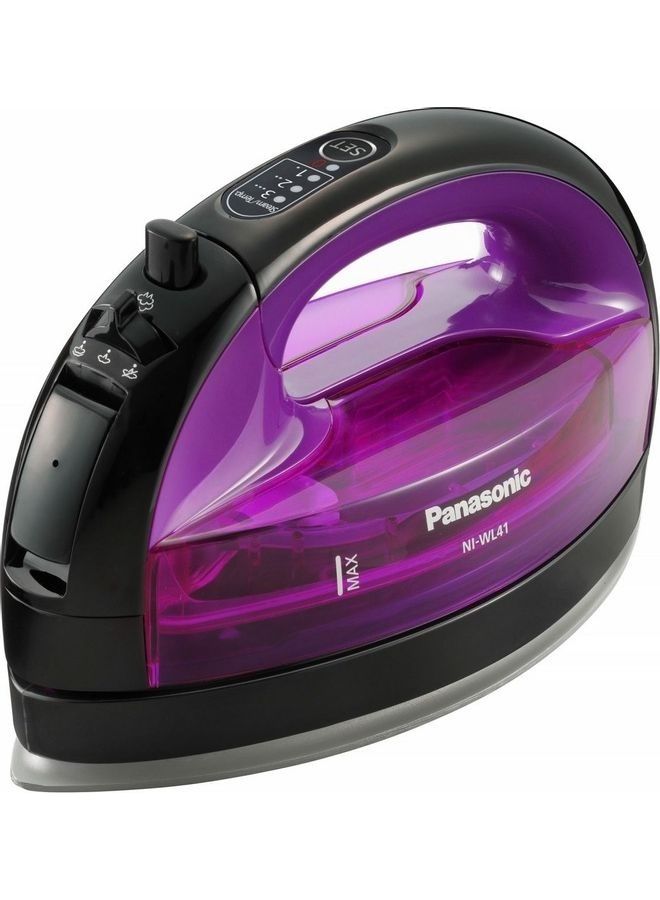 Panasonic Powerful Cordless Steam Iron NI-WL41VTV Purple/Black
