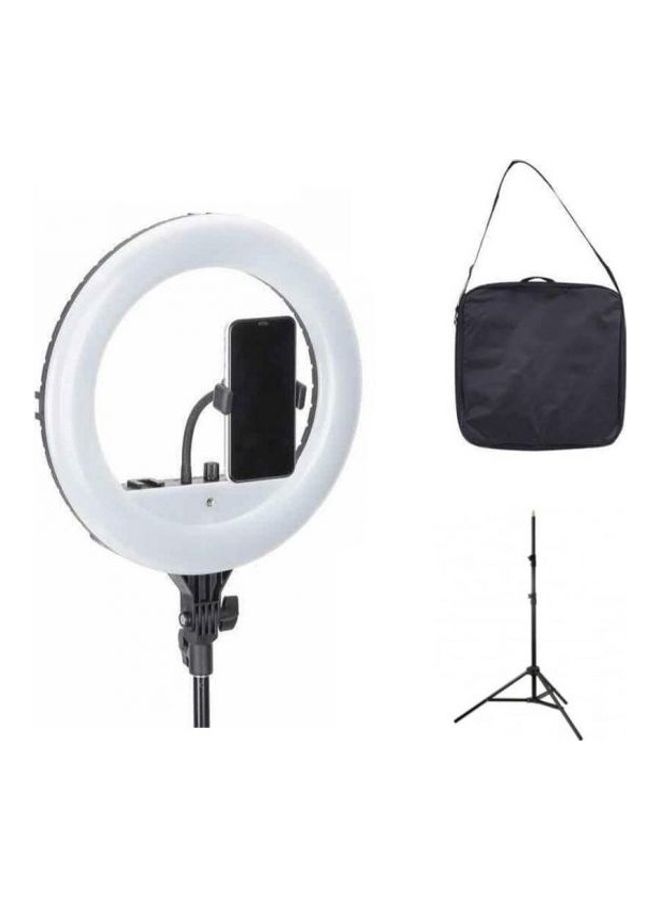 Ring Light LF-R380C 13 inch 38w With Mobile Holder And Stand Photography Black/White - Image 3