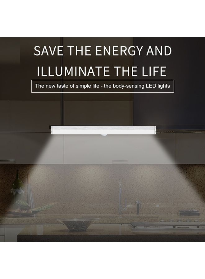 أنبوب إضاءة LED حثي يستشعر إقتراب جسم الإنسان أبيض مبهج 40x2x2سم  - Image 2