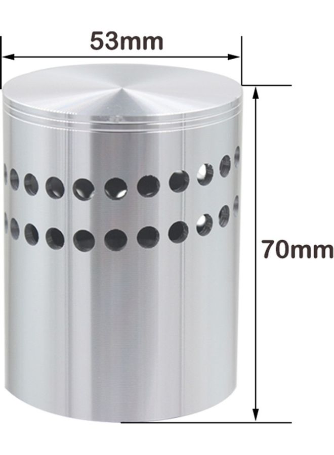 Aluminum Indoor Lighting LED Wall Lamp Warm White 8x6x6cm - Image 4