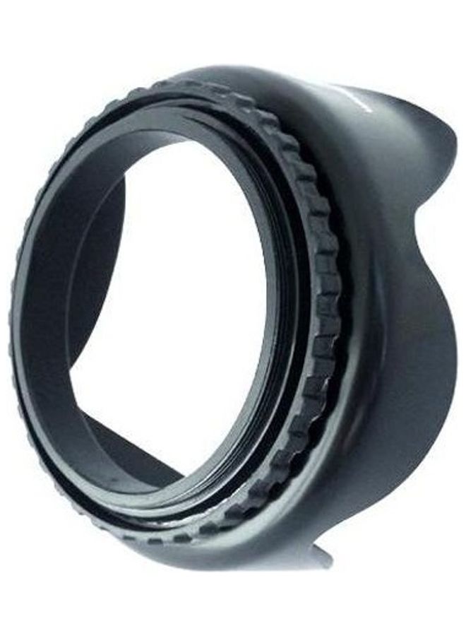 Lens Hood 67 mm For Any Digital And Camcorder Cameras Black  - Image 3