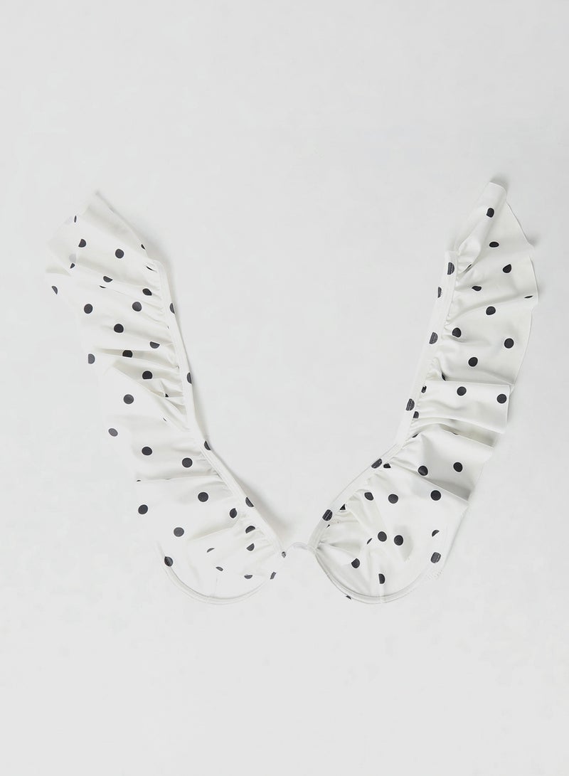 Polka Dot Bikini Top White - v1611484193/N36172971V_4