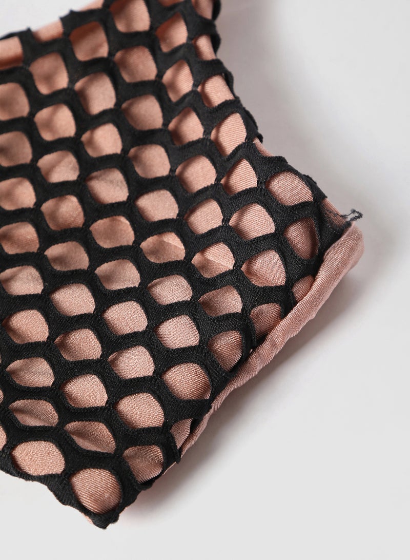 trendyol - Patterned Bikini Top Powder Pink - Image 1