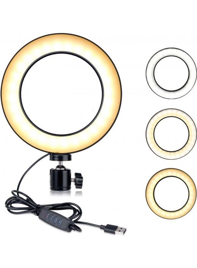 Generic - Ring Light with 260cm Light Stand and Carrying Bag for Ring Light for Portrait Photography, Make up, Selfie and Video Shooting white - Image 1