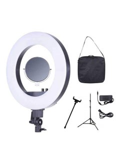 LED Video Ring Light Fill-in Lamp Studio Photography Light 96W 18 inch With Stand White
