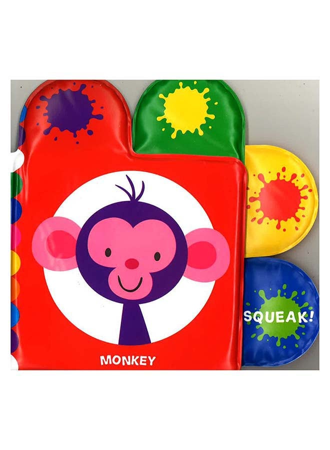 Squeaky Bath Books: Monkey Loose Leaf English by Tulip Books  - Image 1