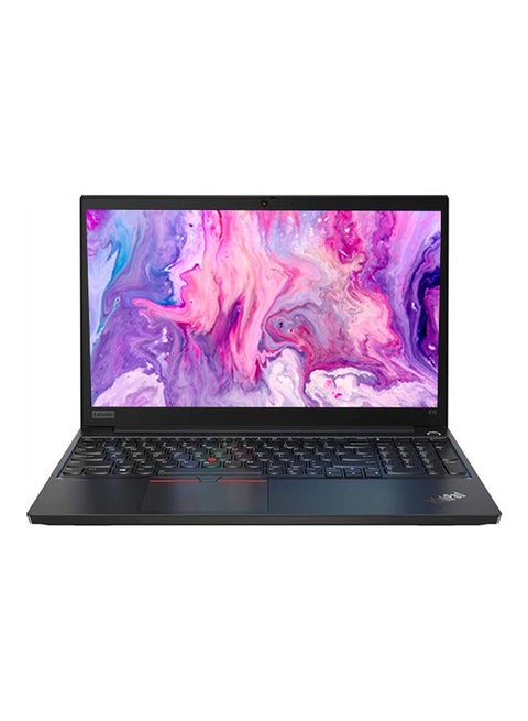 ThinkPad E15 Laptop With 15.6-Inch Display, Core i3 Processor/8GB RAM/256GB SSD/DOS/Intel UHD Graphics English/Arabic Black