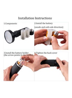 Generic Scorpion Fluorescence Detector 100-LED UV Flashlight Black 20x8x8cm  - Image 4