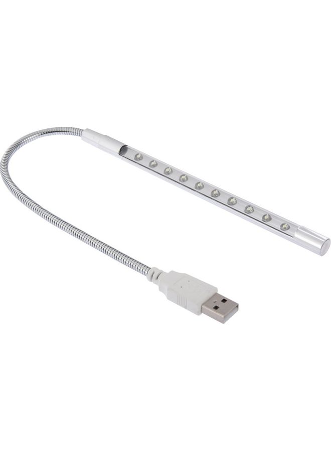 مصباح LED بمنفذ USB ساطع للغاية ومحمول أبيض 25x7x1سم - Image 2