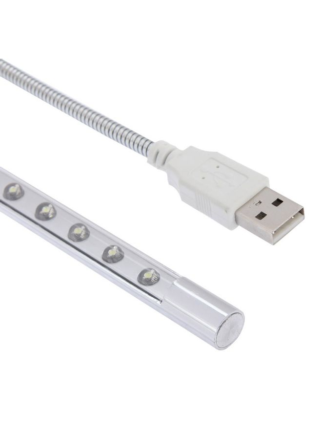 مصباح LED بمنفذ USB ساطع للغاية ومحمول أبيض 25x7x1سم - Image 3