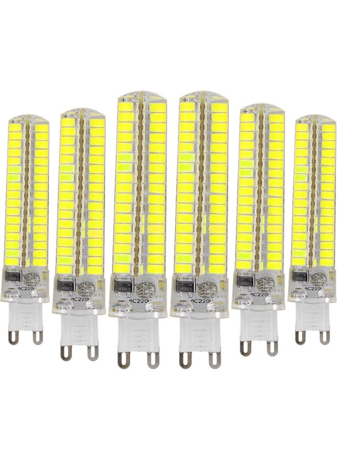 مجموعة مصابيح LED من السيليكون موفرة للطاقة مكونة من 6 قطع أبيض بارد 8 x 12 x 4Ø³Ù†ØªÙŠÙ…ØªØ±  - Image 1
