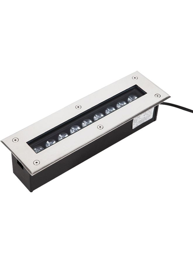 مصباح LED بتصميم مستطيل على شكل شجرة للأماكن الخارجية أزرق 30 x 10 x 10سم 