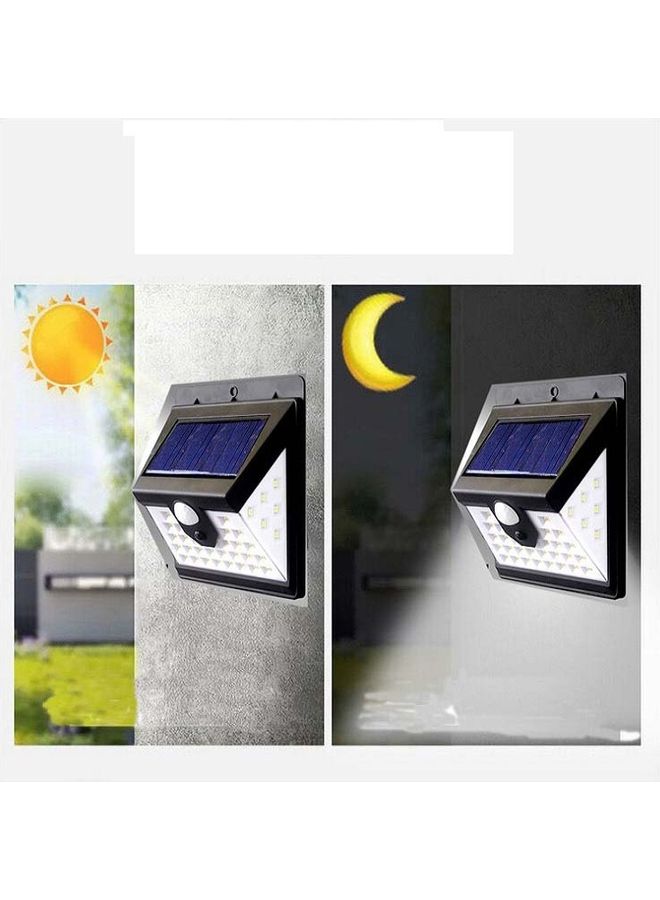 40 LED Solar Outdoor Body Induction Lamp White - Image 3