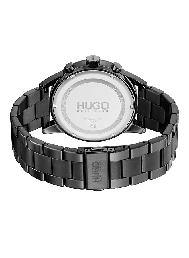 هوجو بوس ساعة يد بعقارب مصنوعة من الستانلس ستيل طراز 1530177 للرجال - Image 2