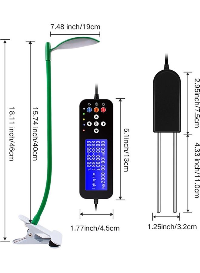ماركة غير محددة مصباح LED لنمو النباتات طراز HL-04 أخضر 25x18x8Ø³Ù†ØªÙŠÙ…ØªØ±  - Image 3
