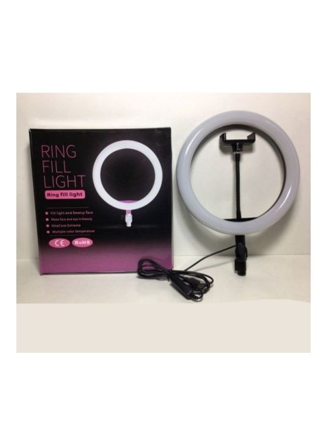 ضوء للاستخدام مع الكاميرا الرقمية والهواتف الذكية أسود/ أبيض - Image 1