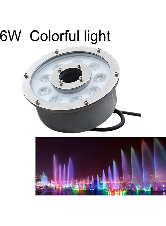 6W Landscape Changing Ring LED Fountain Light Multicolour 24x24x9centimeter - Image 1