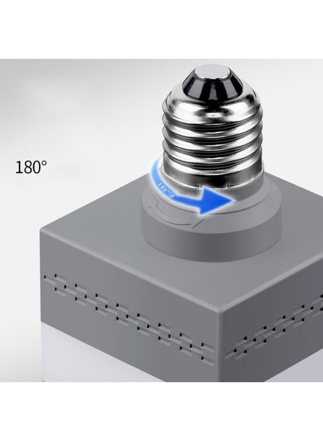 مصباح E27 عالي السطوع بتصميم مربع أبيض 14x11x11Ø³Ù†ØªÙŠÙ…ØªØ± - Image 3