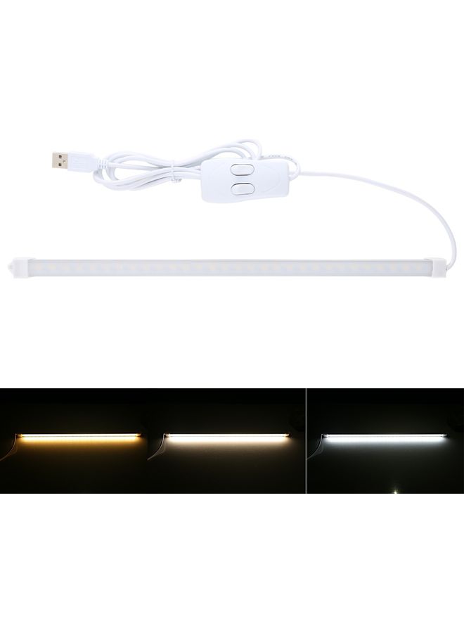 شريط إضاءة LED بمنفذ USB مع مفتاح متعدد الألوان 35 x 5 x 3سم - Image 1