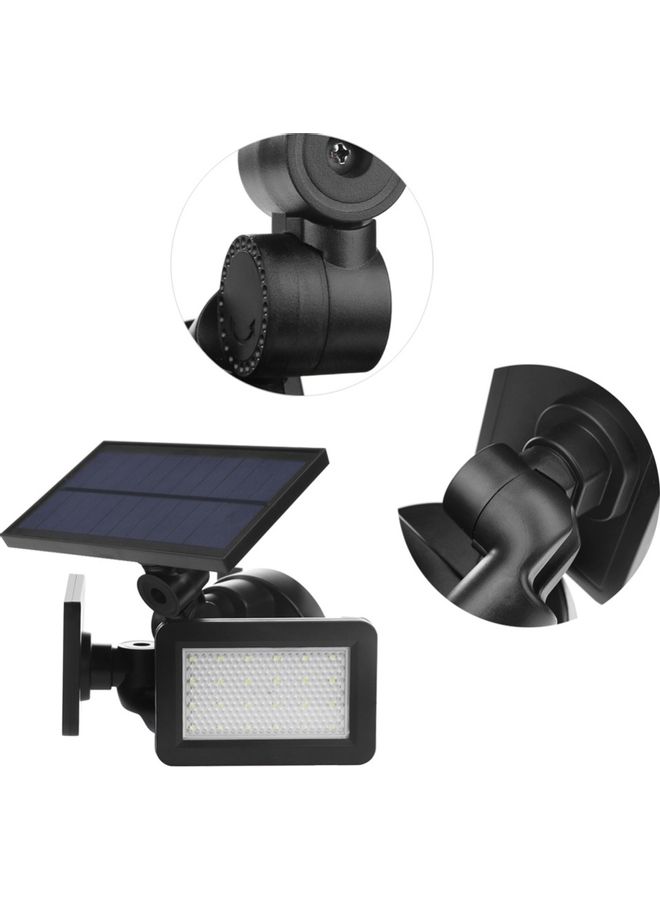 48 LED Double Head Flat Spotlight Black - Image 4