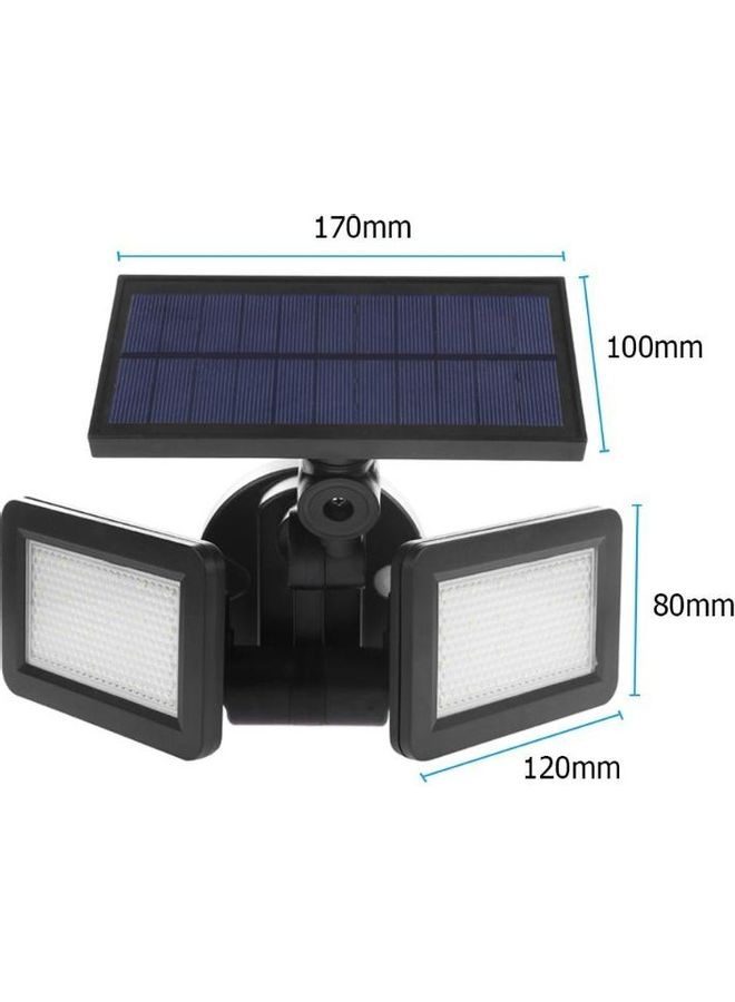 48 LED Double Head Flat Spotlight Black - Image 5
