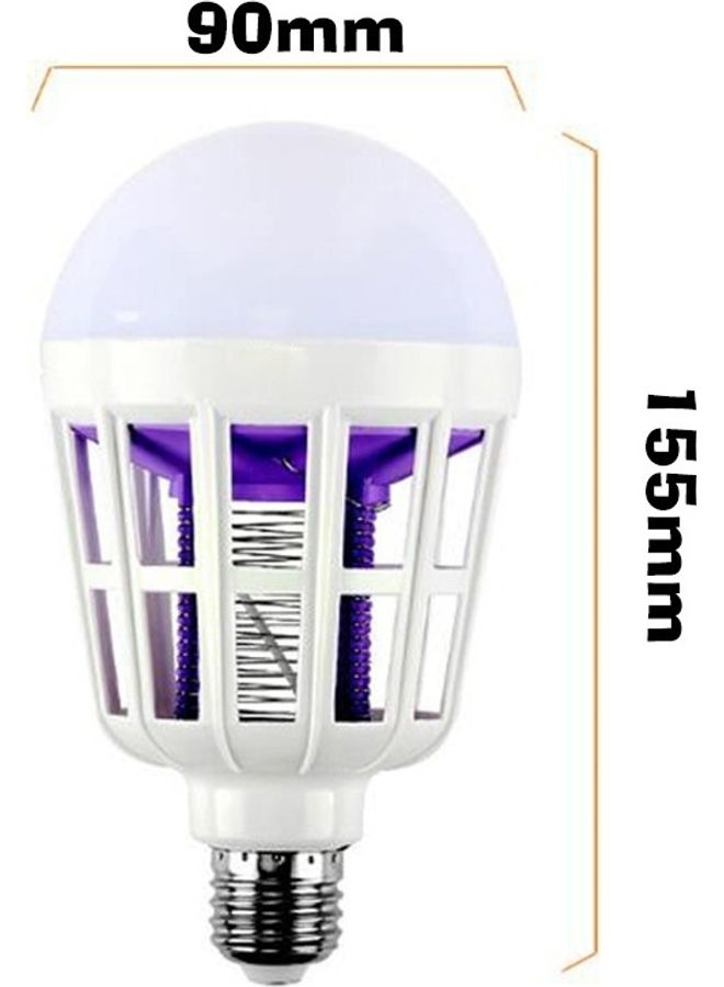 YWXLight E27 15W Electronic Insect Killer LED Bulb Night Light White 19x10x10centimeter  - Image 3