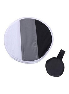 Generic 2 in1 Gray Card for White Balance Board Round Flash Diffuser Softbox Multicolour  - Image 1