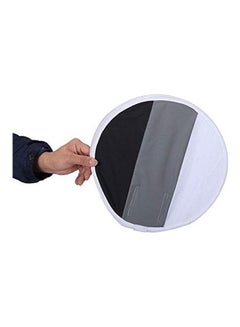 Generic 2 in1 Gray Card for White Balance Board Round Flash Diffuser Softbox Multicolour  - Image 4