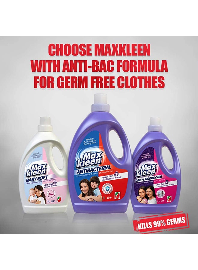 Maxkleen Baby Soft Antibacterial And Gentle Liquid Detergent Gentle On Baby’S Sensitive Skin 1L Pack of 2 - Image 5
