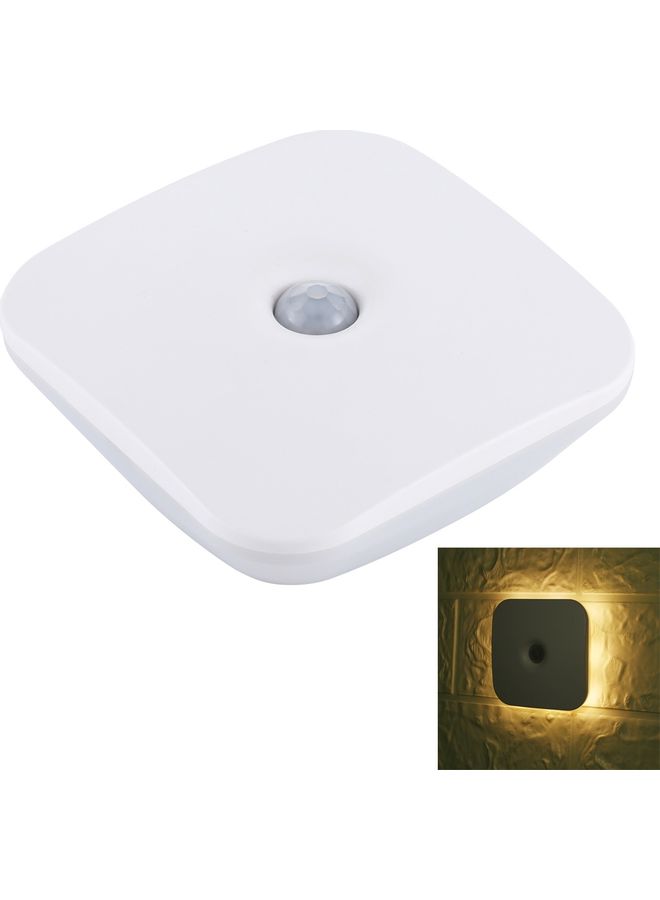 مصباح LED مربع الشكل بجهاز استشعار لجسم الإنسان أبيض 10 x 9 x 3Ø³Ù†ØªÙŠÙ…ØªØ± - Image 1