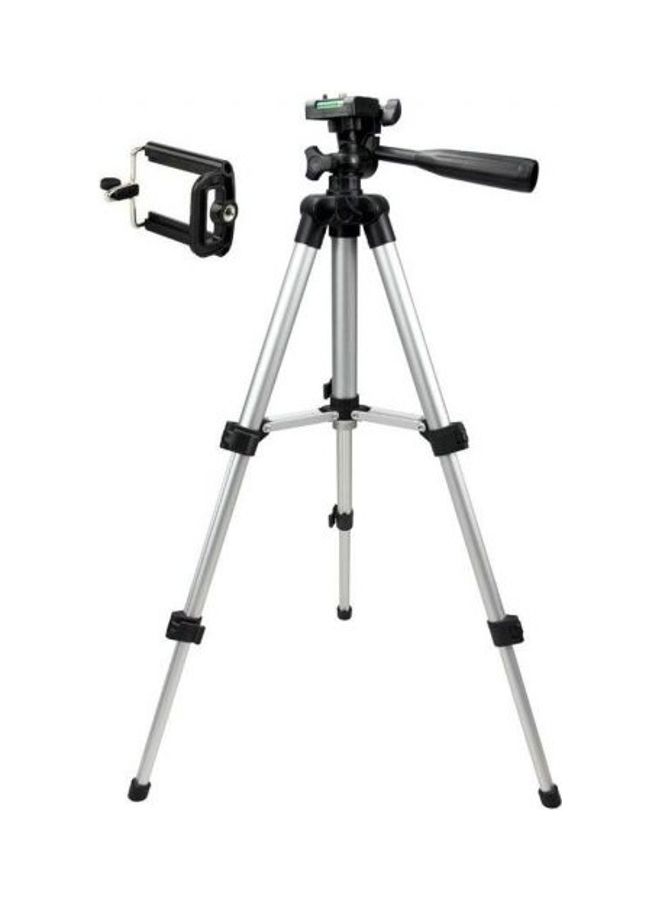 360 Universal Portable Digital Camera Camcorder Tripod Stand Lightweight W/ Bag, Mobile Holder Silver/Black  - Image 4