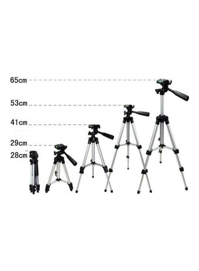 360 Universal Portable Digital Camera Camcorder Tripod Stand Lightweight W/ Bag, Mobile Holder Silver/Black  - Image 5